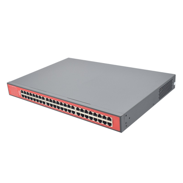 WI-TEK WI-PS348G, коммутатор 48-портовый PoE+